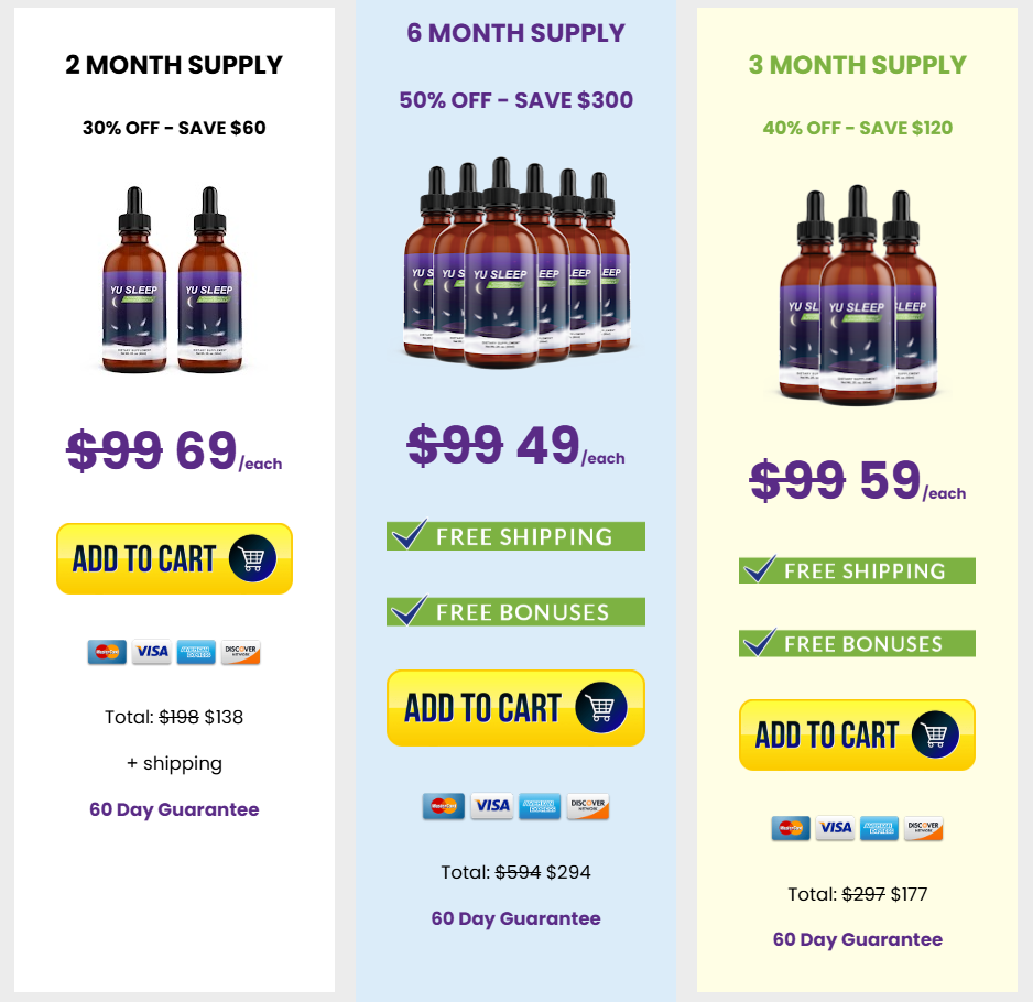 Yu Sleep order page